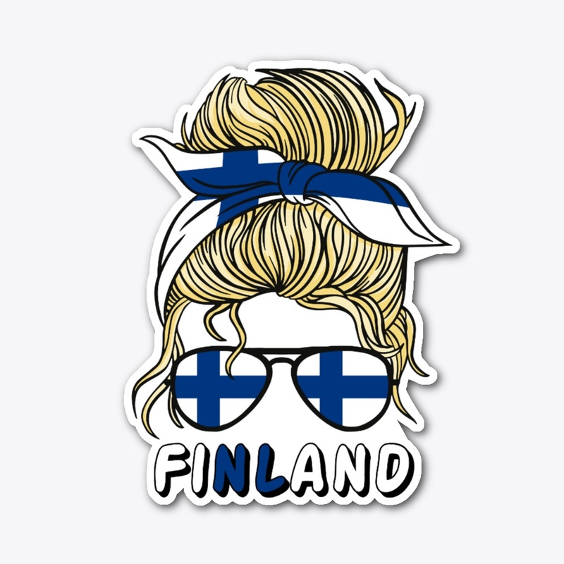  Suomi Finland Flag Girls Finnish Girl