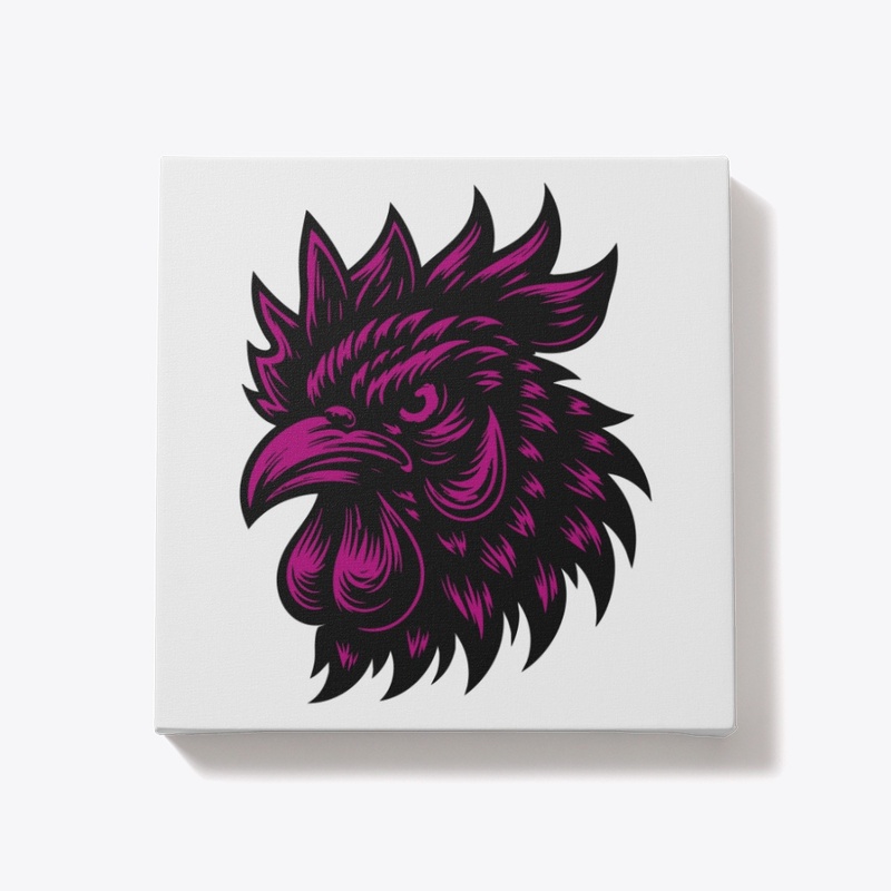 Wild Angry Chicken Design