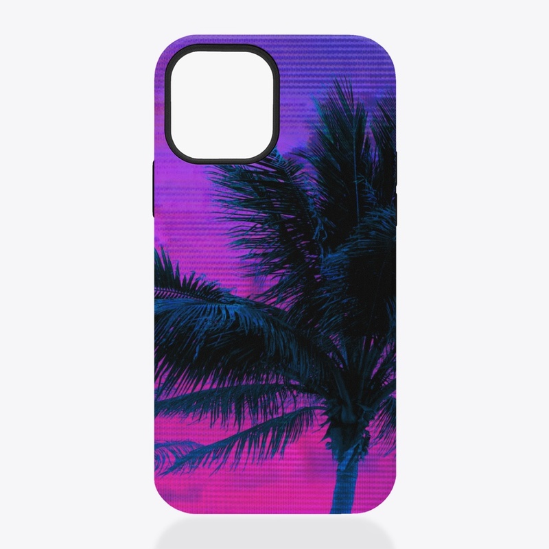 Vaporwave Palm Tree