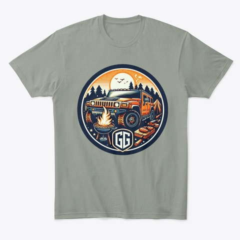 Gg Hmmwv Grey Camiseta Front