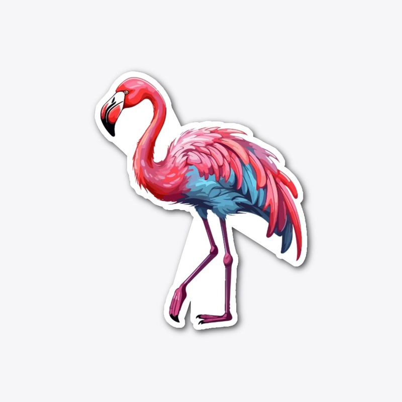 Stickers Flamingo