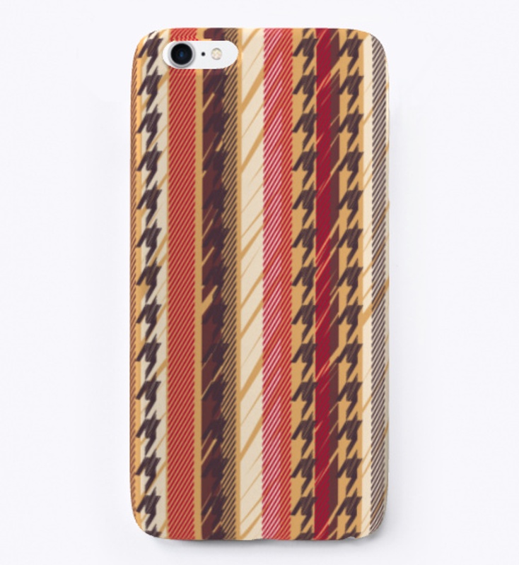 Houndstooth colorful-checkered-pattern 