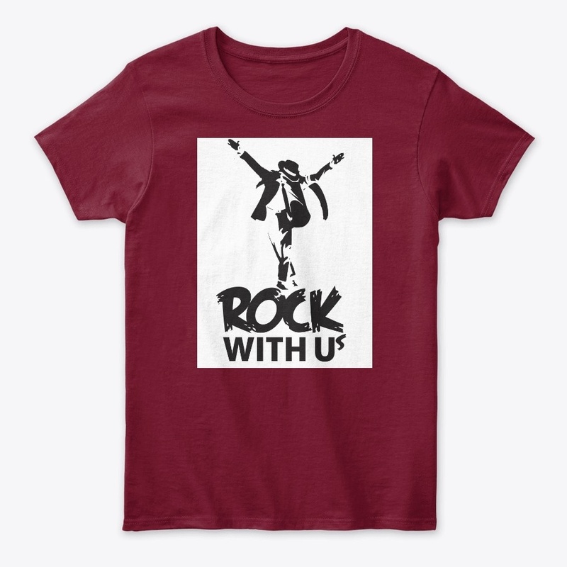 Rock with us  T shirt 👕 