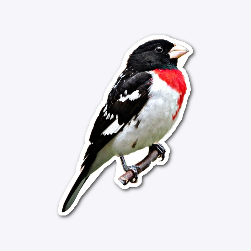Red-Breasted Grosbeak sticker