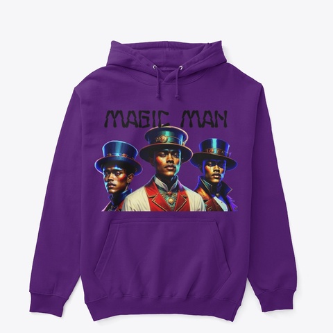 Magic Man X Kxng Smooth Purple Camiseta Front