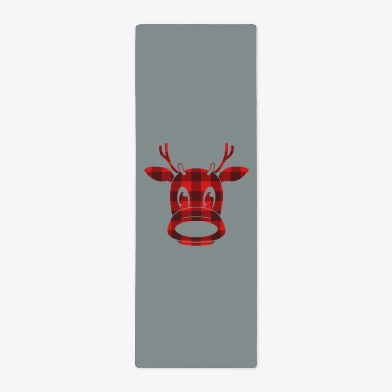 CHRISTMAS PLAID MOOSE