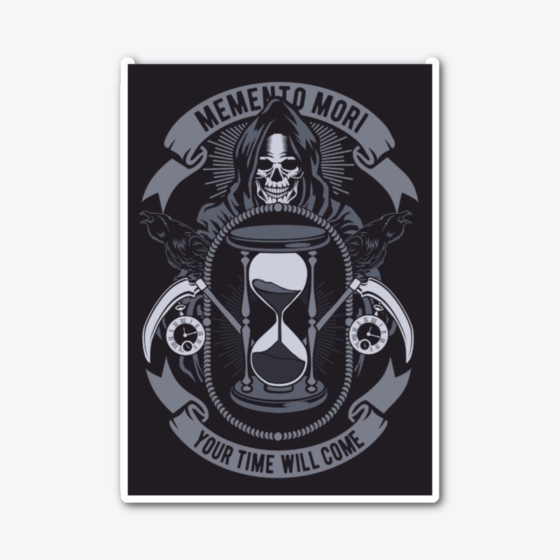 Memento Mori Streetwear Sticker