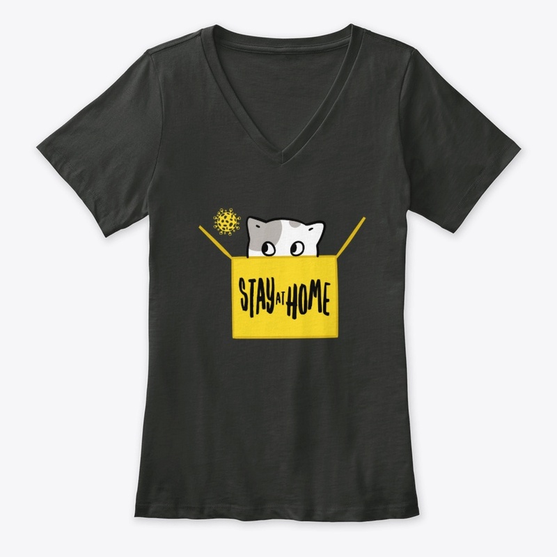 Stay at Home Cat - Funny Design