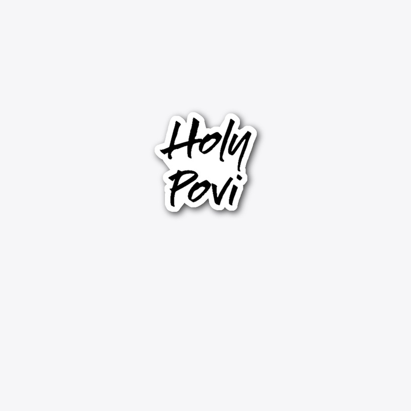 Holy Povi (Black Lettering)