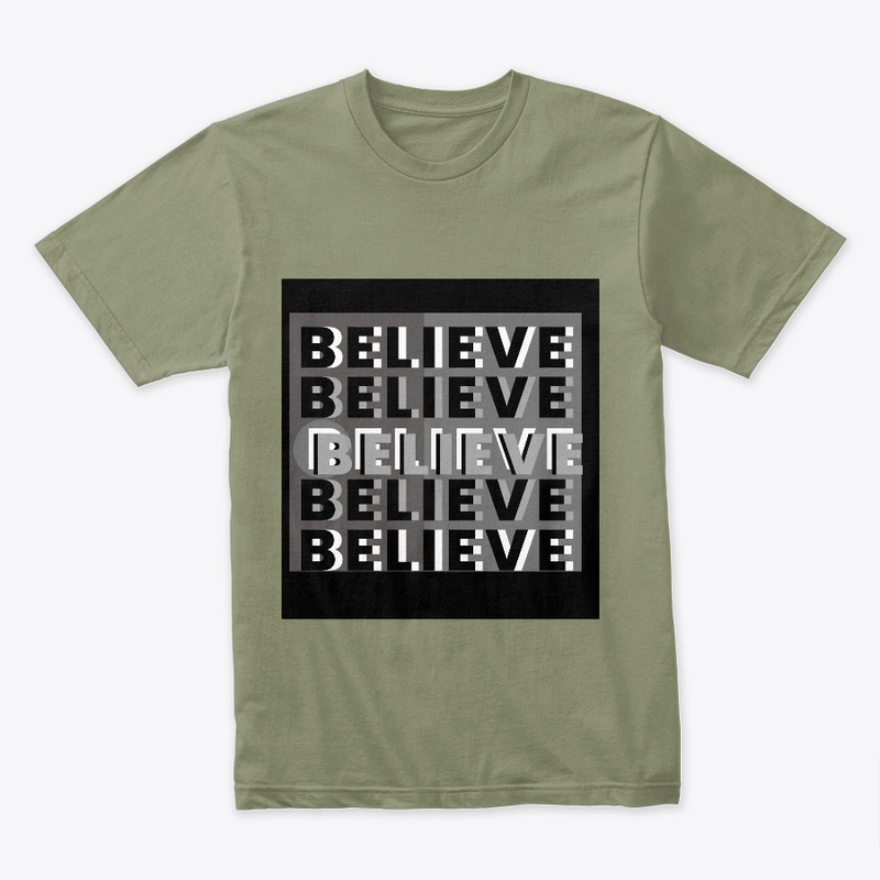  "Believe Inspirational tee"
