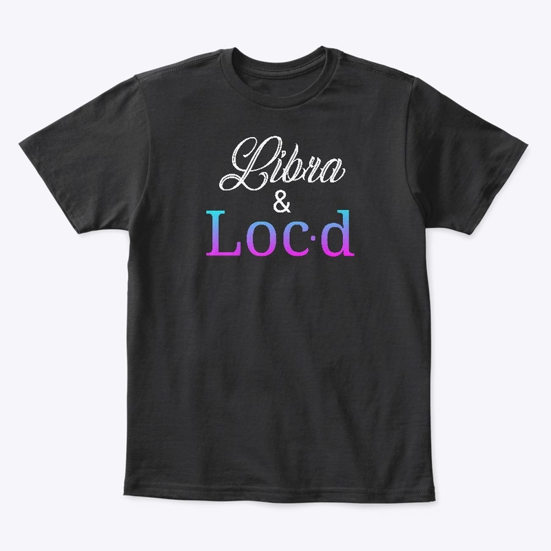 Libra & loc'd zodiac tee shirt