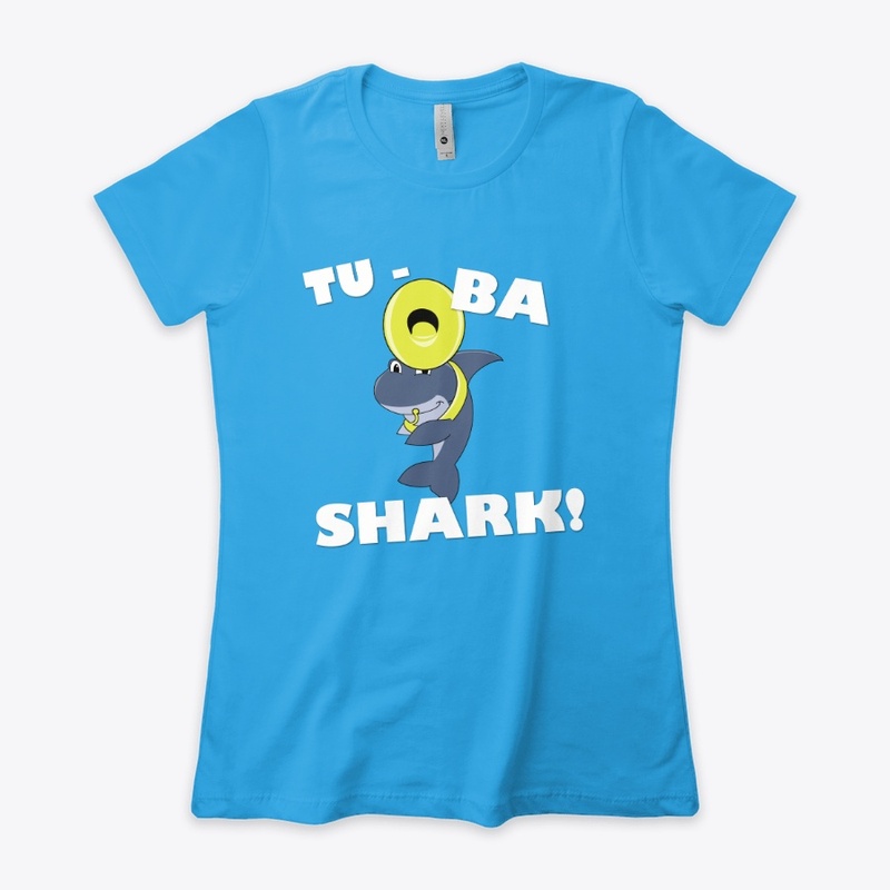Tuba Shark-Funny Band Tee