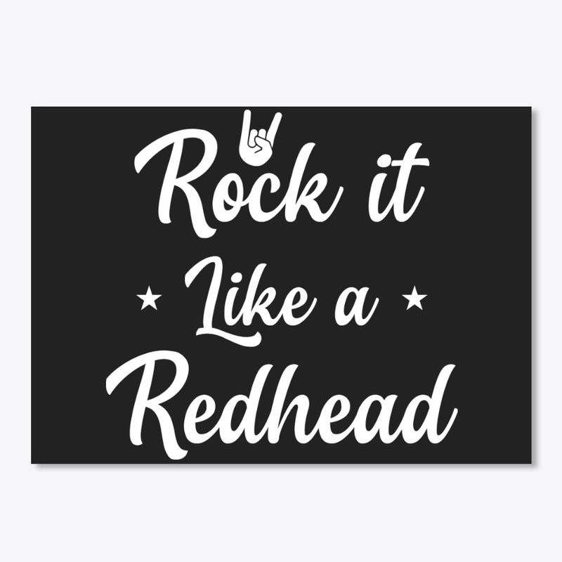 Rock it Like A Redhead Mask