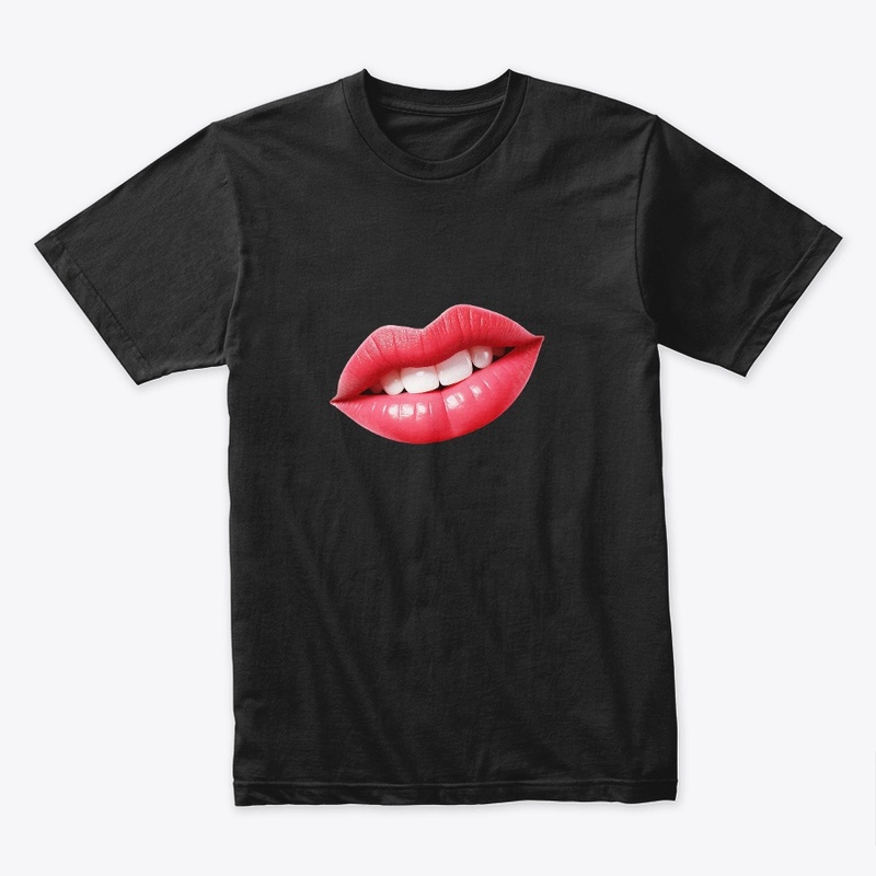 Women's lips t-shirt-1
