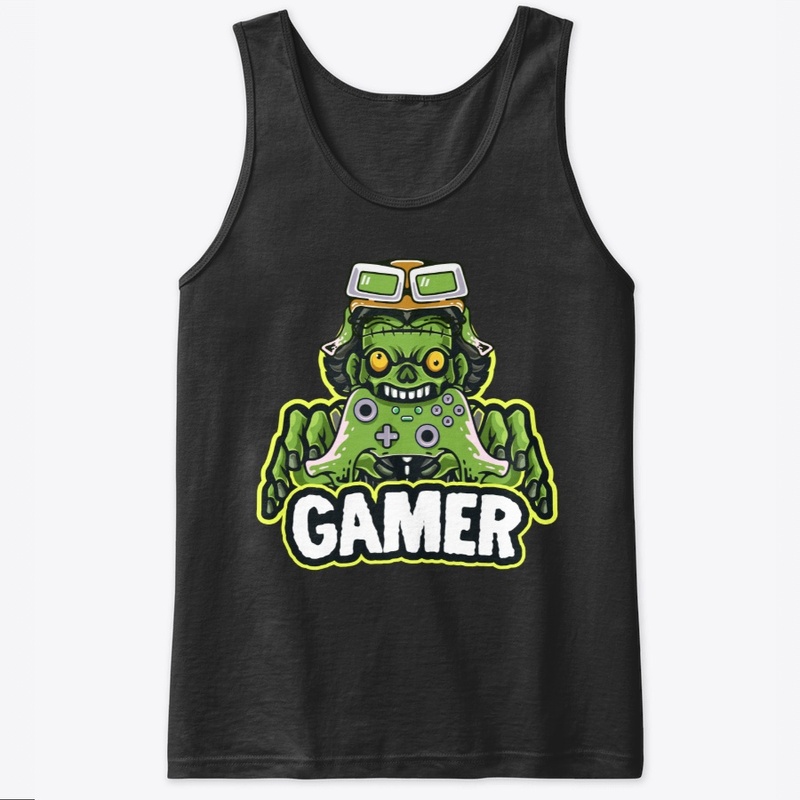Funny Gamer Zombie Halloween Gaming