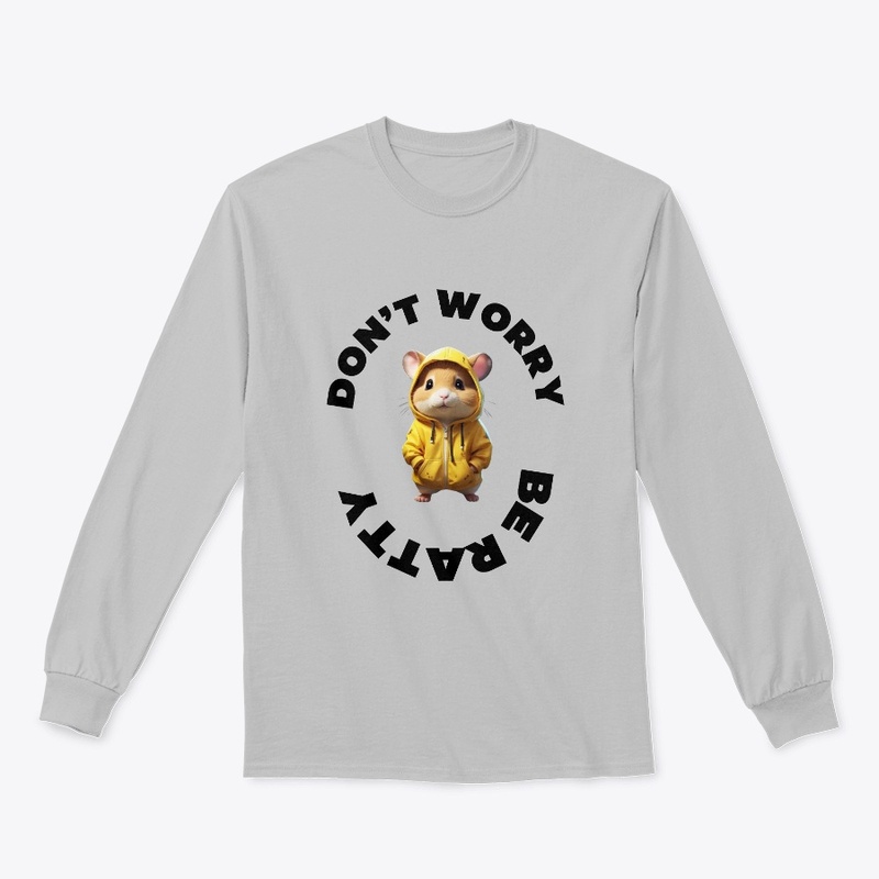 Don't worry be ratty funny design