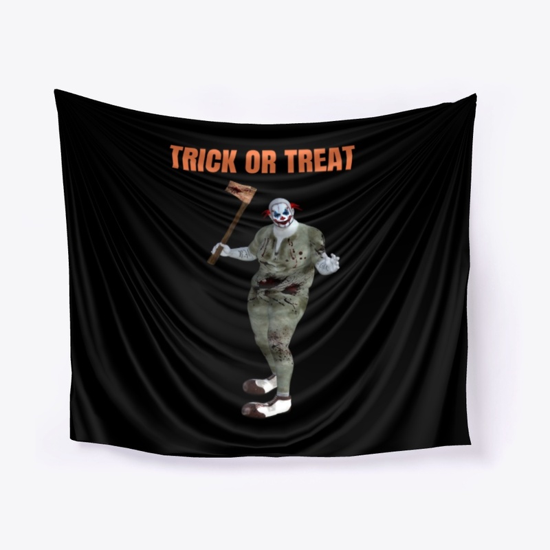 Trick or Treat Spooky Halloween Clown