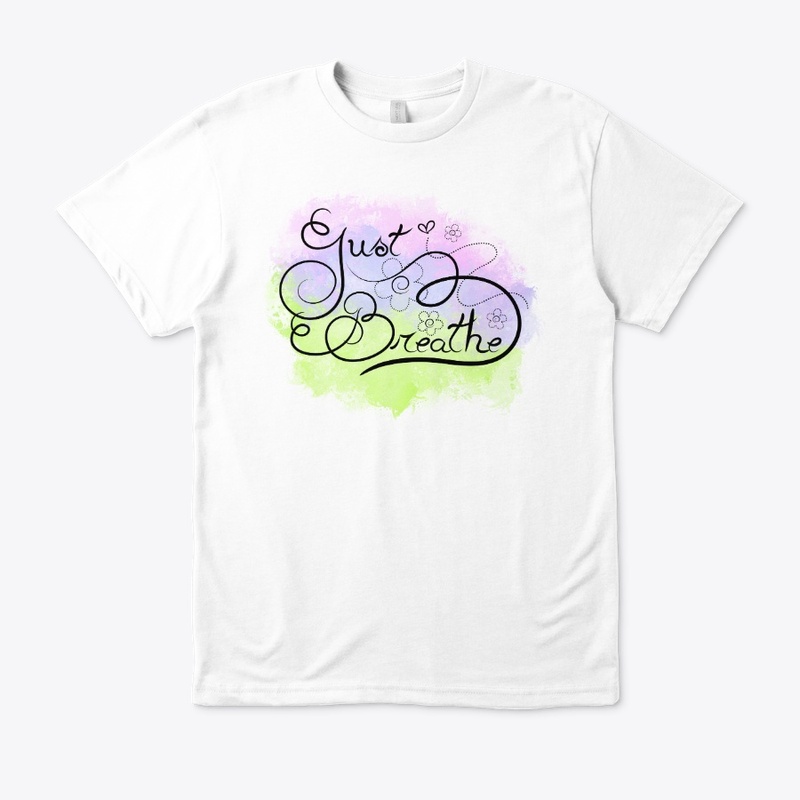 Art Lettering: "Just Breathe"