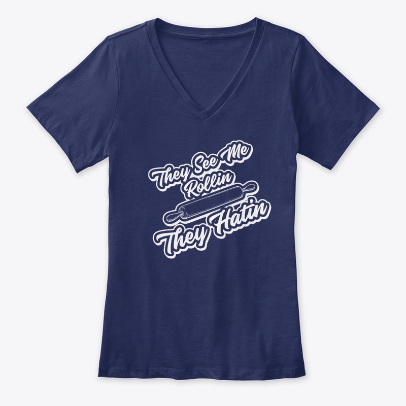 They See Me Rollin' Shirt White Print