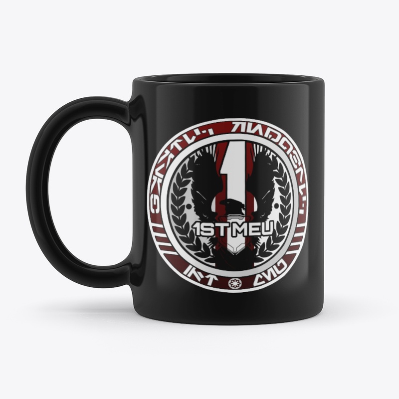 1st CEU Black Mug