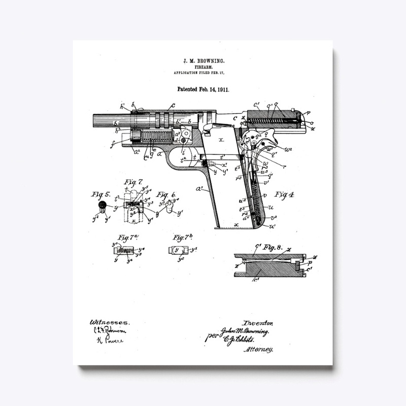 Gun Browning 1911 Light Colour