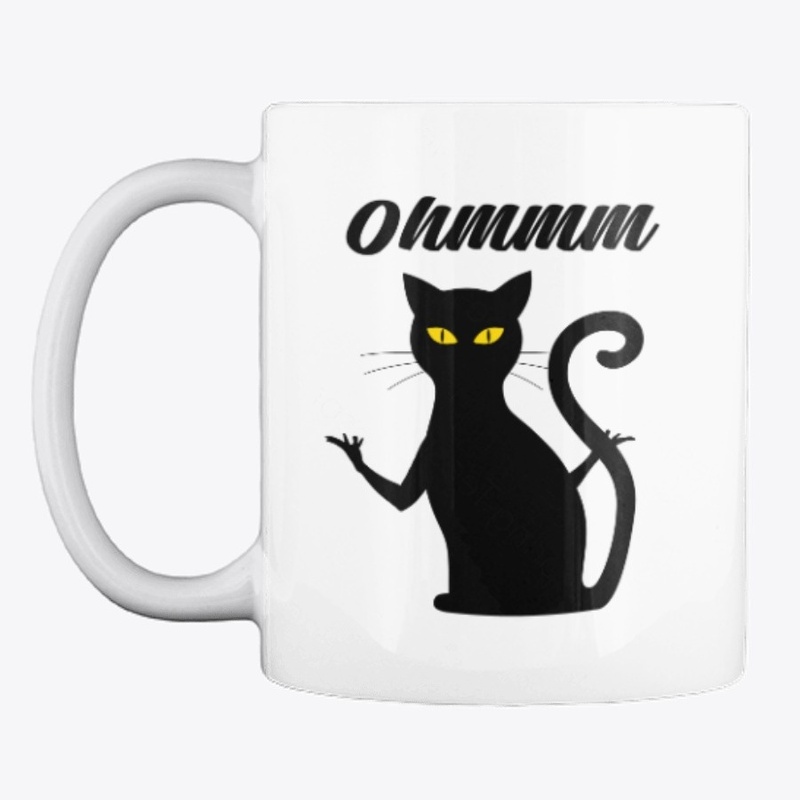 Ohmmm Yoga Cat T Shirt I Meditation 
