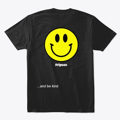 Rtpoas Designs Black T-Shirt Back