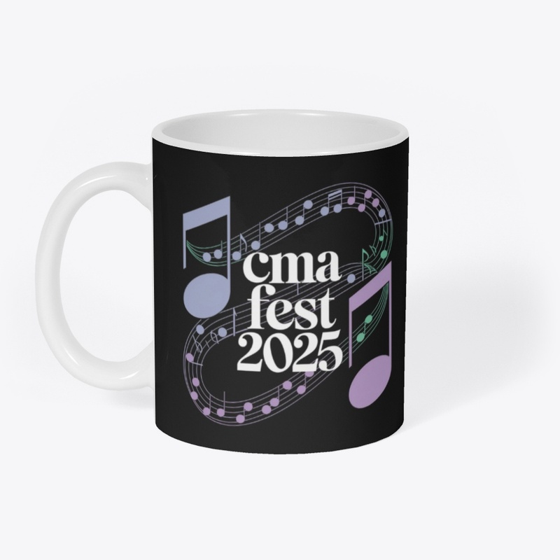 CMA Fest 2025 - Musical Notes Abstract D
