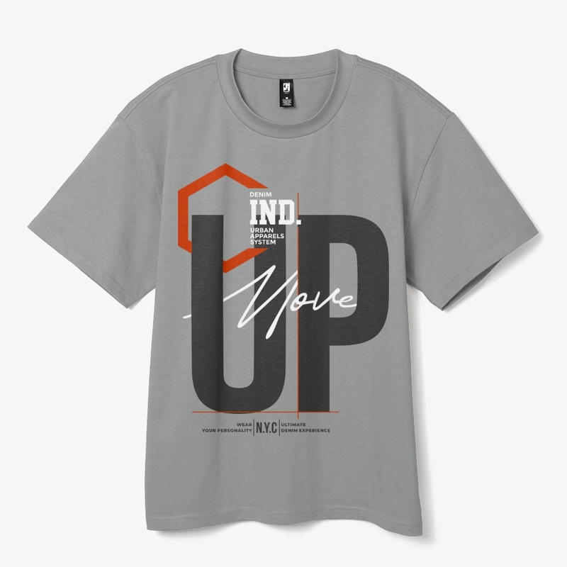 Move Up Oversize Unisex Heavy Tee