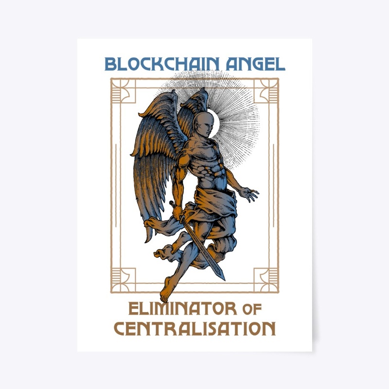 Blockchain Angel Heraldry (white)