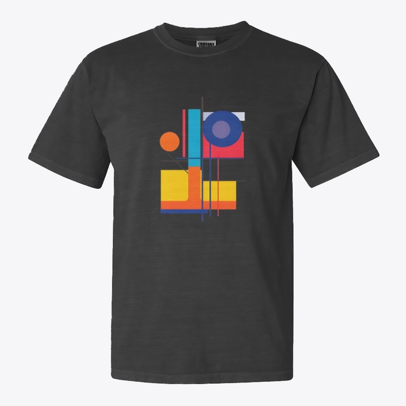 Stylized art T-shirt design