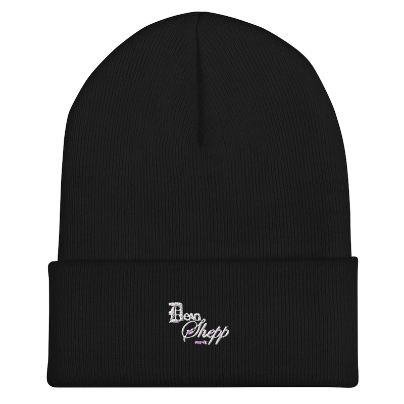 Dean Shepp Music White Logo Beanie