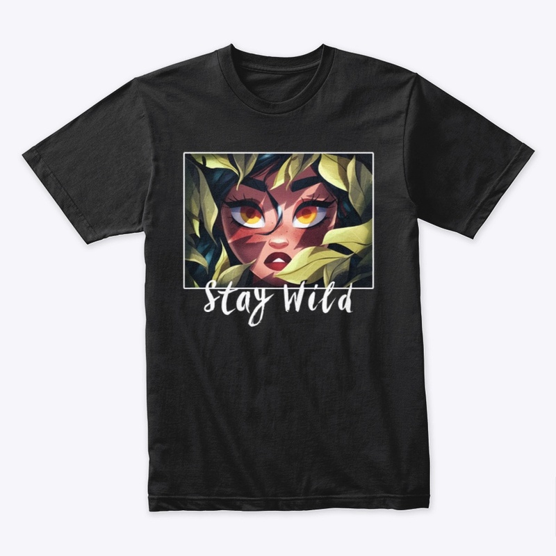Stay Wild women's t-shirts design