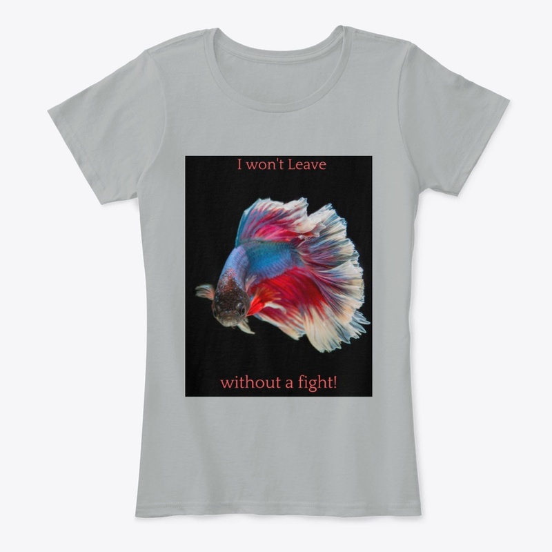 betta on t-shirt, shirt, and accessories