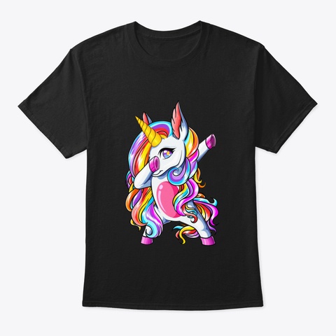 Unicorn Lover Black T-Shirt Front