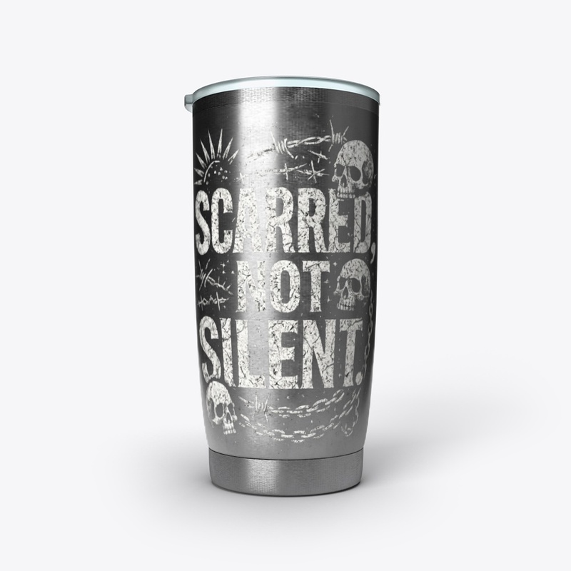 Scarred not silent