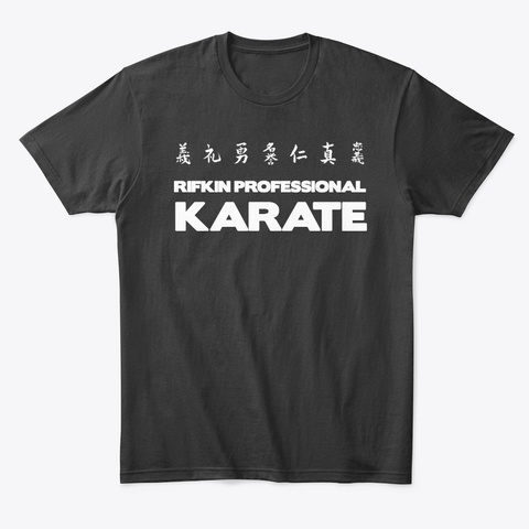 Rpkc Bushido Code T (White Text) Black T-Shirt Front