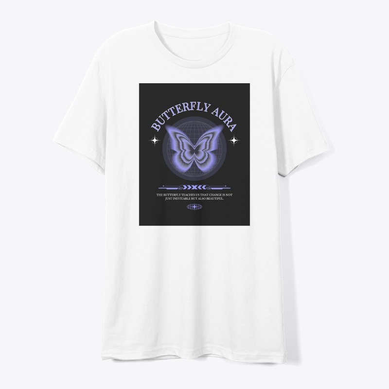 BUTTERFLY AURA t-shirt design 
