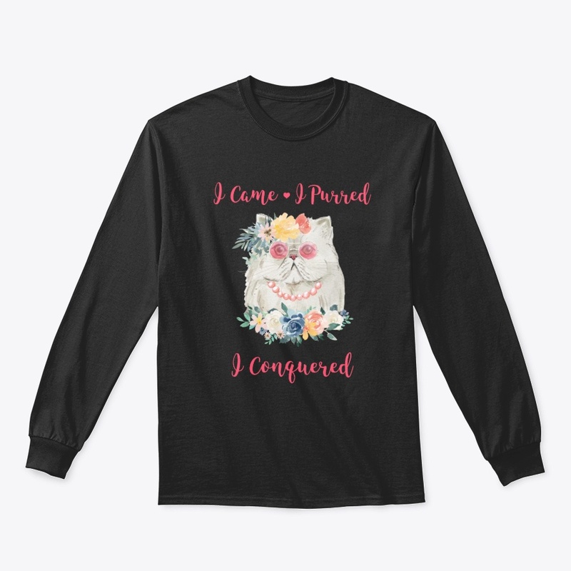Came Purred Conquered Design | Cat Tee