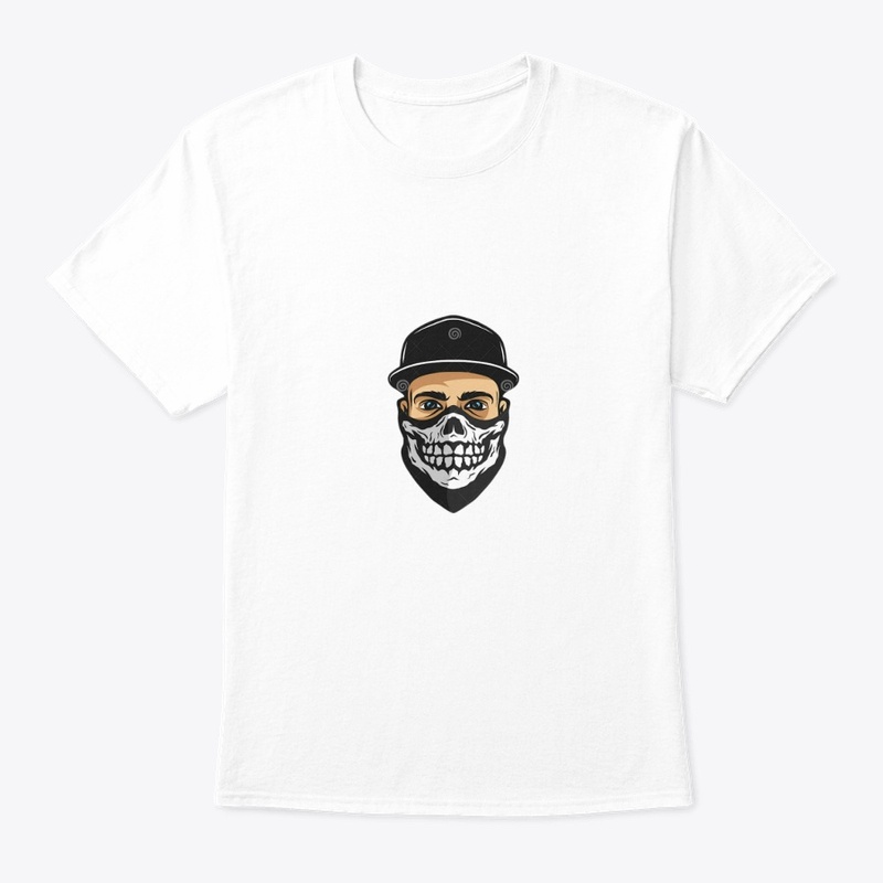 Skeleton mask boy t-shirt