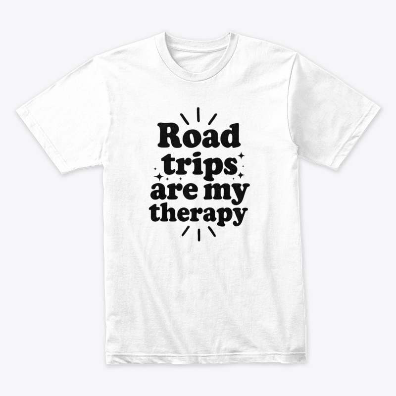 Road Trip Therapy Travel Tee"USA"UK