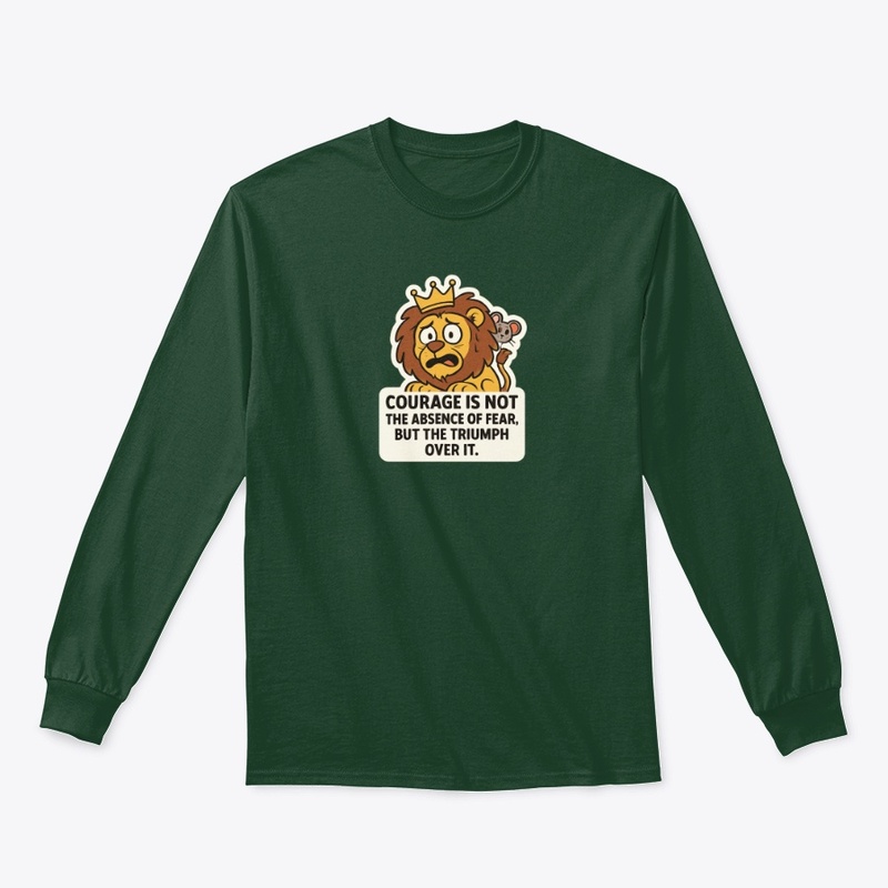 Crowned Lion, Mouse Heart - Sticker