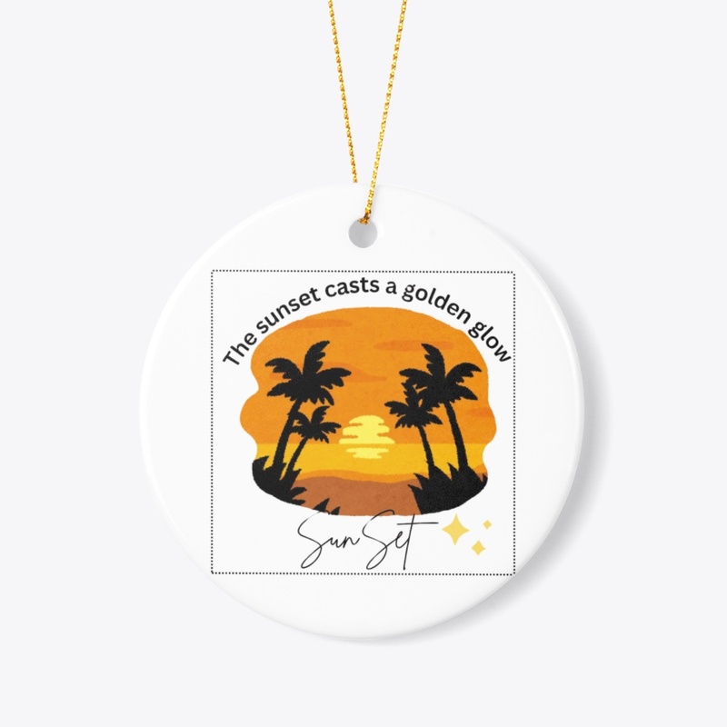 Unisex clothes sunset design