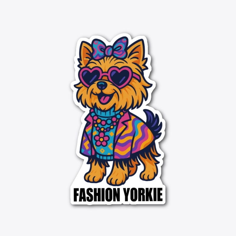 Fashion Yorkie in Style