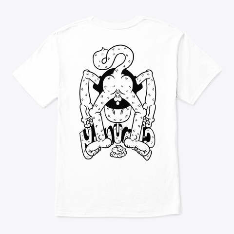 Shmunky Positive White T-Shirt Back