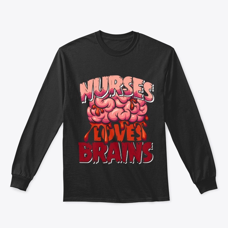 Nurse love brains halloween T-Shirt