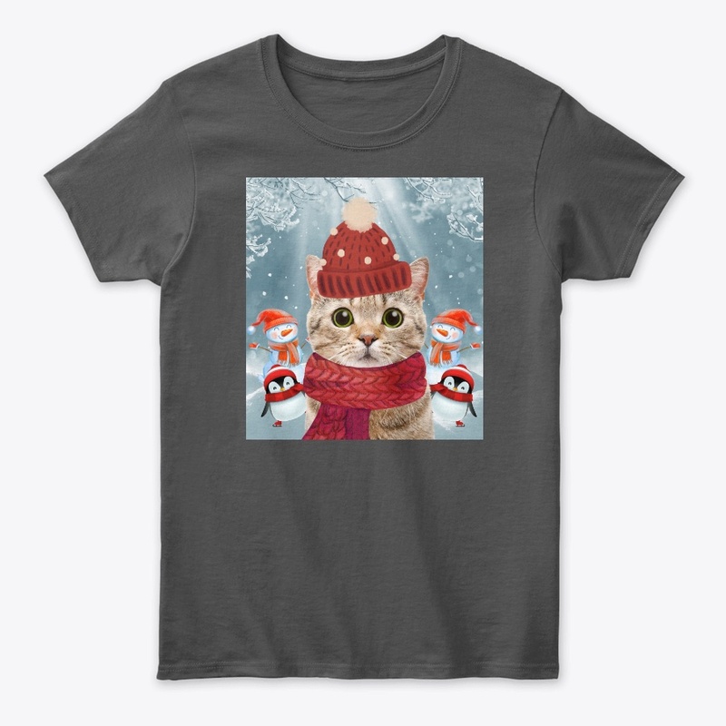 Cat Christmas Winter