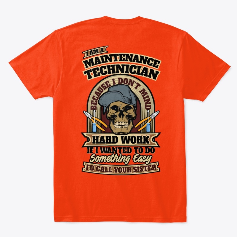 Sarcastic Maintenance Technician Shirt
