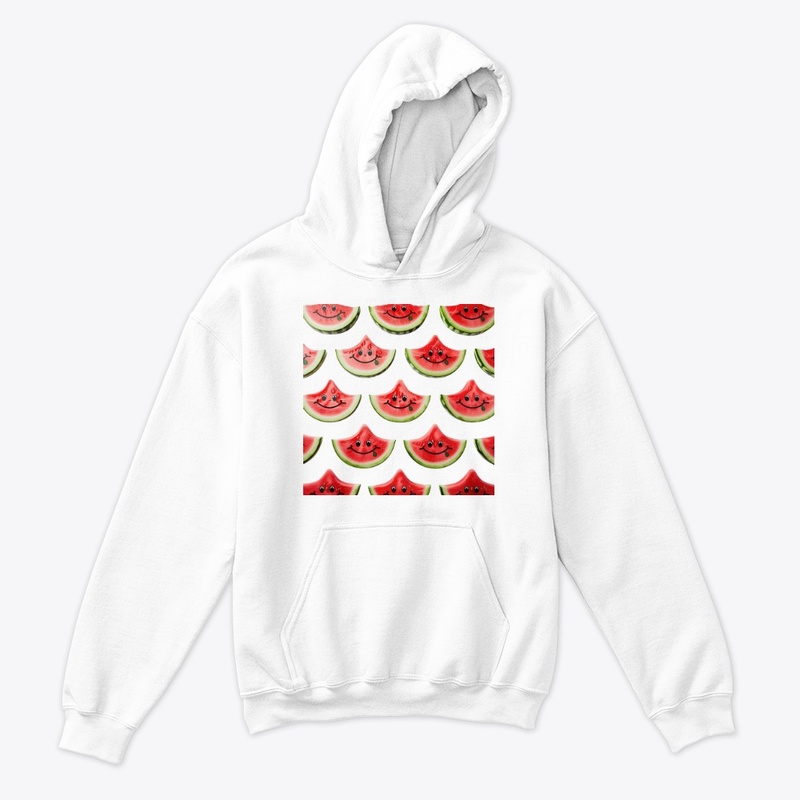 Smiling watermelon slices for the summer