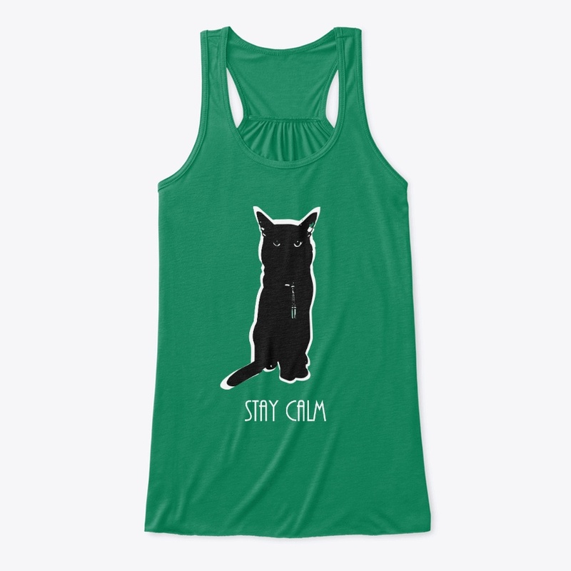 Grumpy Black Cat